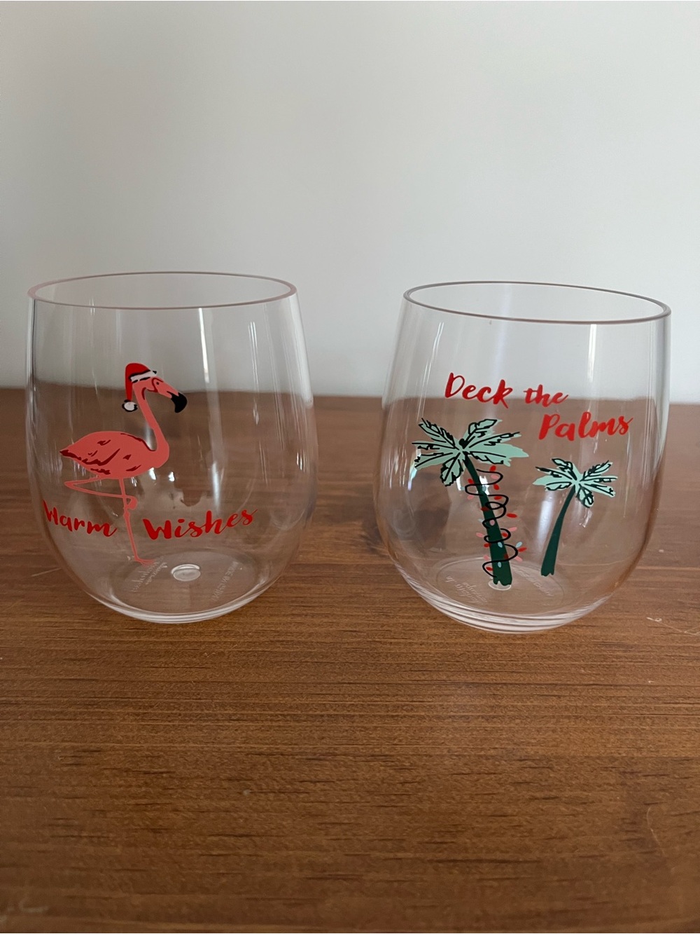 St. Nicholas Square Holiday Wine Tumblers Set of 2